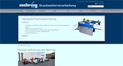 Desktop Screenshot of druckweiterverarbeitung.de